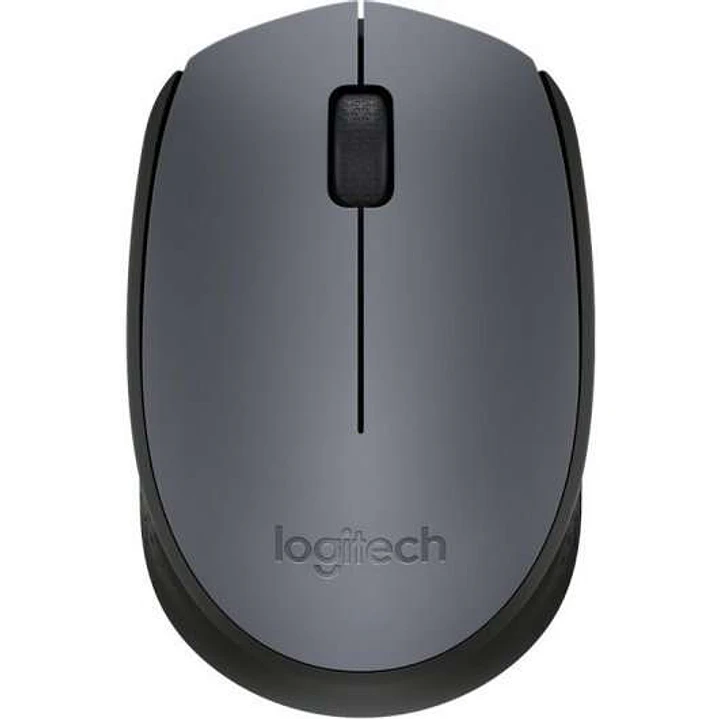 Logitech M170 Raton Inalambrico 1000dpi - 3 Botones - Uso Ambidiestro - Color Gris/Negro 1