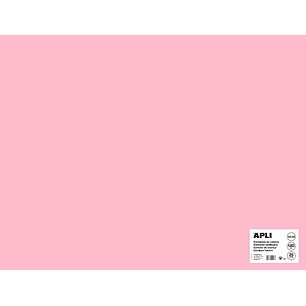 Apli Cartulina Rosa 50 x 65cm 170g 25 Hojas