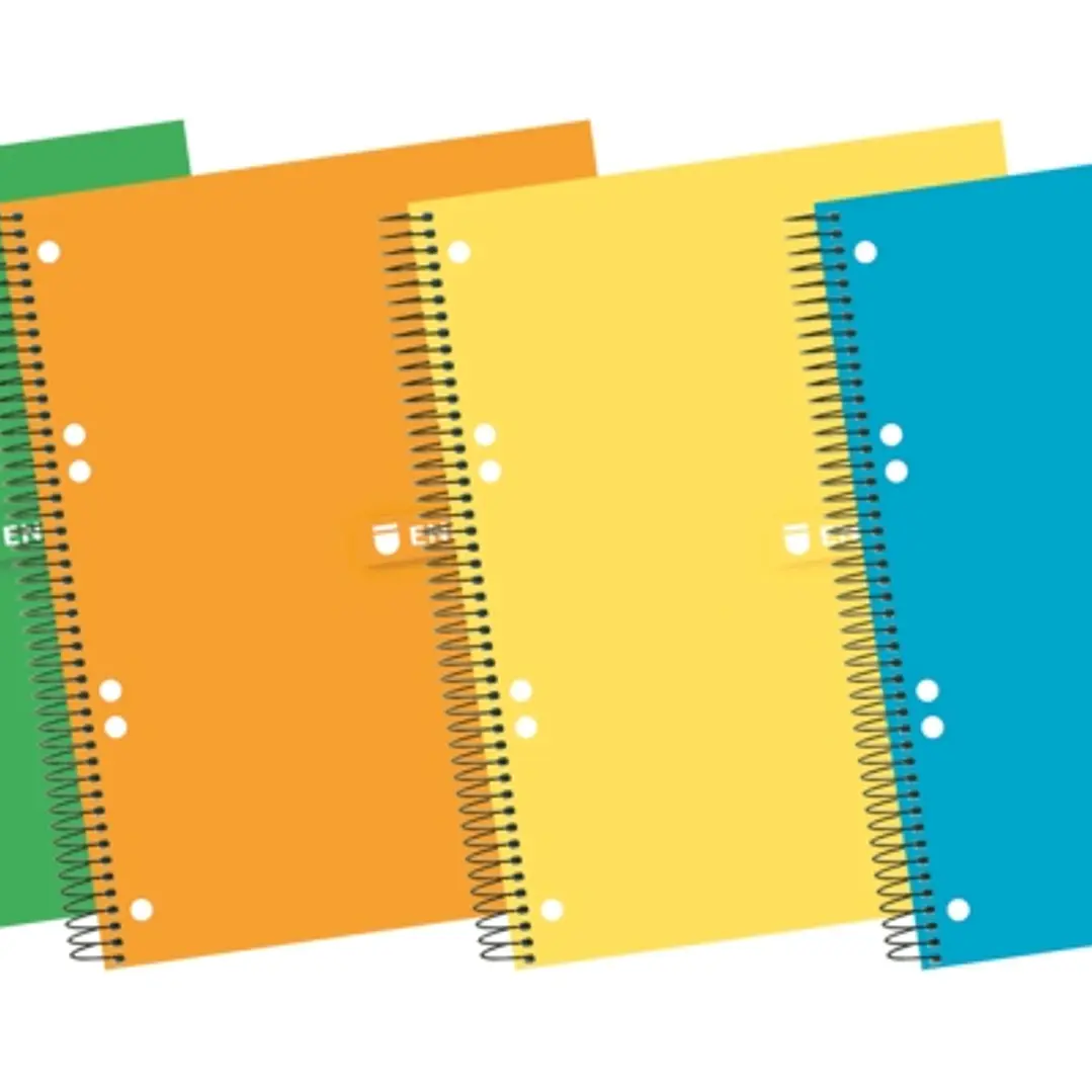 Enri A5+ Europeanbook - Tapa Extradura Resistente - Espiral Duradero - 140 Hojas de Papel de Alta Calidad - Formato 5x5 - Colores Surtidos 1