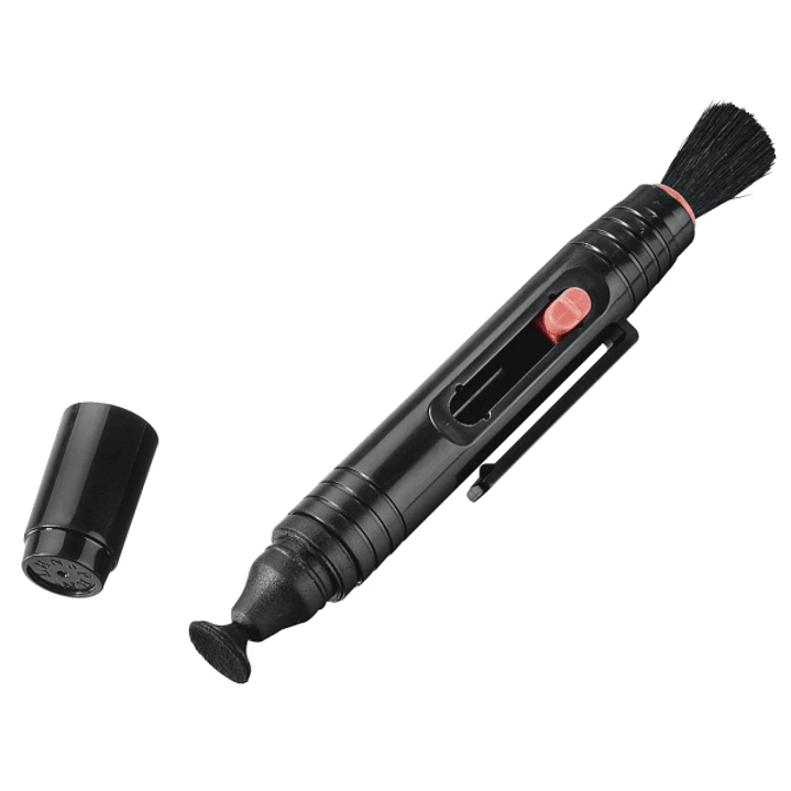 Hama Boligrafo de Limpieza para Camaras - Cepillo Retractil - Punta de Terciopelo - Color Negro 1