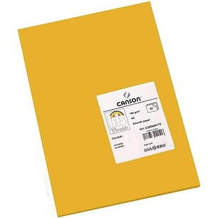 Canson Guarro Pack de 50 Cartulinas Iris A4 de 185g - 21x29.7cm - Color Cuero
