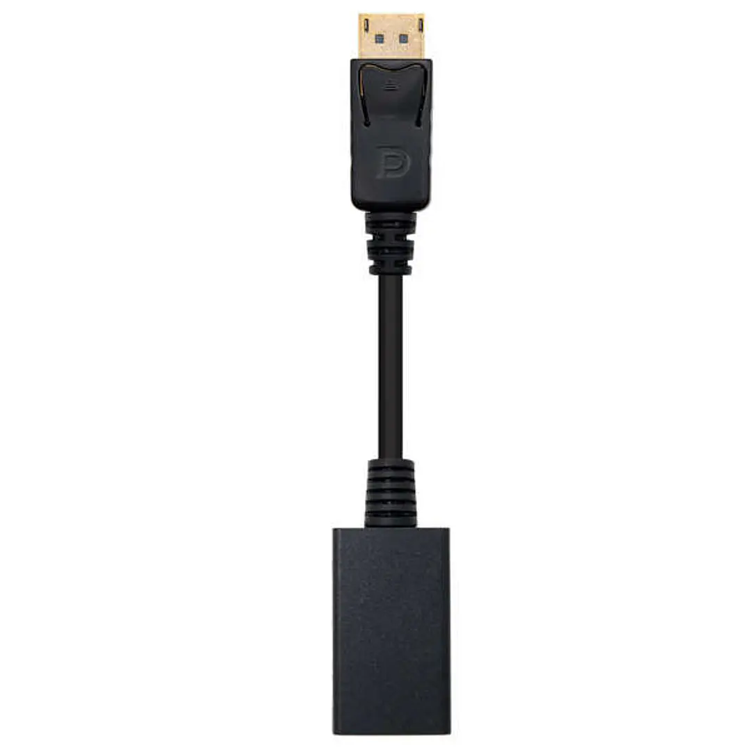 Nanocable Conversor DisplayPort a HDMI - DP/M-HDMI A/H - 15 cm - Color Negro 1