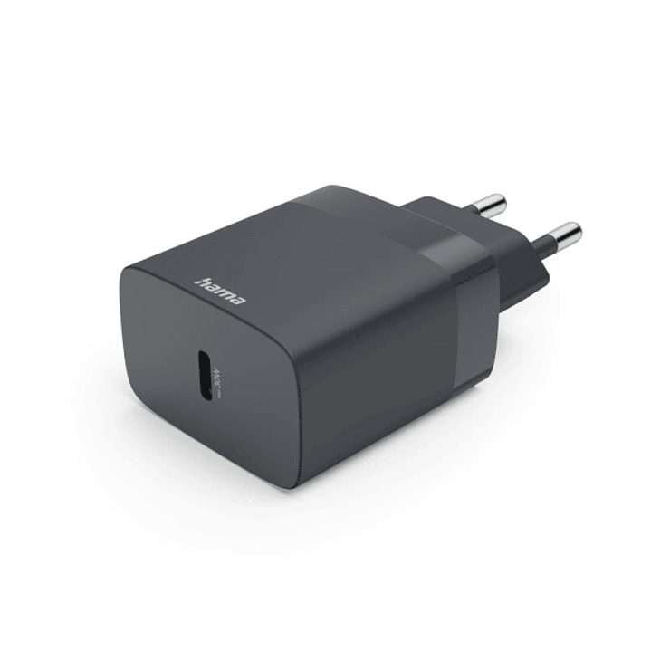 Hama Cargador de Pared - Potencia 30W - USB-C - Power Delivery - Color Gris 1