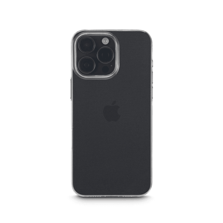 Hama Always Clear Funda para iPhone 16 Pro - Antideslizante - Especial Antiamarilleo - Poliuretano Termoplastico - Bordes Elevados - Color Transparent 1