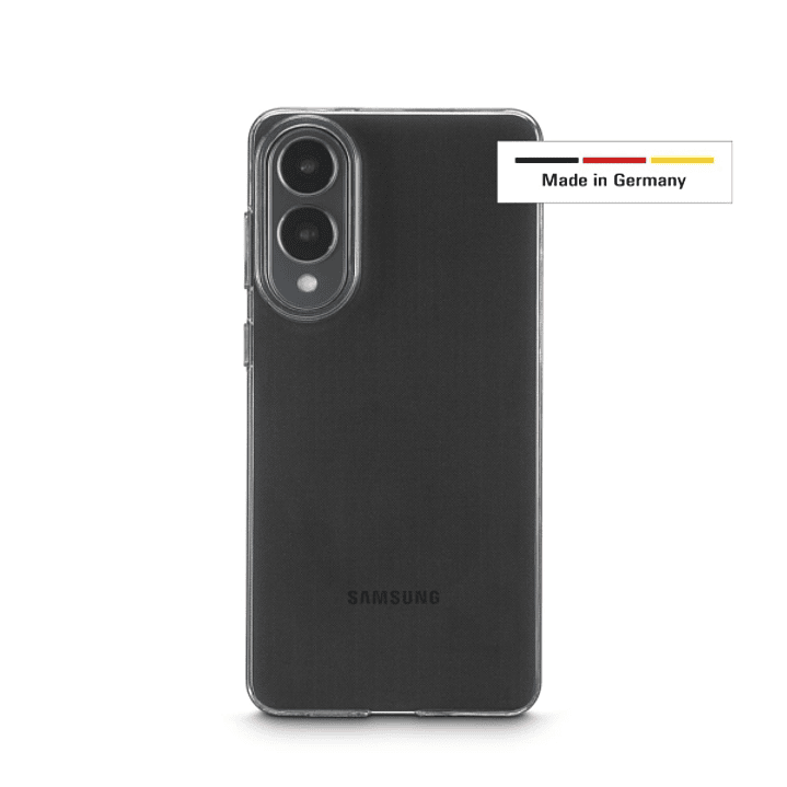 Hama Always Clear Funda para Samsung Galaxy S25 Edge - Antideslizante - Especial Antiamarilleo - Poliuretano Termoplastico - Bordes Elevados - Color T 1