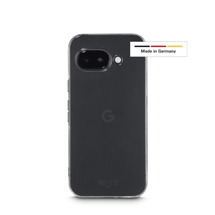 Hama Always Clear Funda Google Pixel 9A - Antideslizante - Poliuretano Termoplastico - Bordes Elevados - Color Transparente 1
