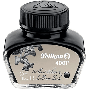 Pelikan Tinta 4001 No.78 - Frasco 30ml - Frasco de 30ml - Asegura el Perfecto Funcionamiento de la Estilografica - Color Negro