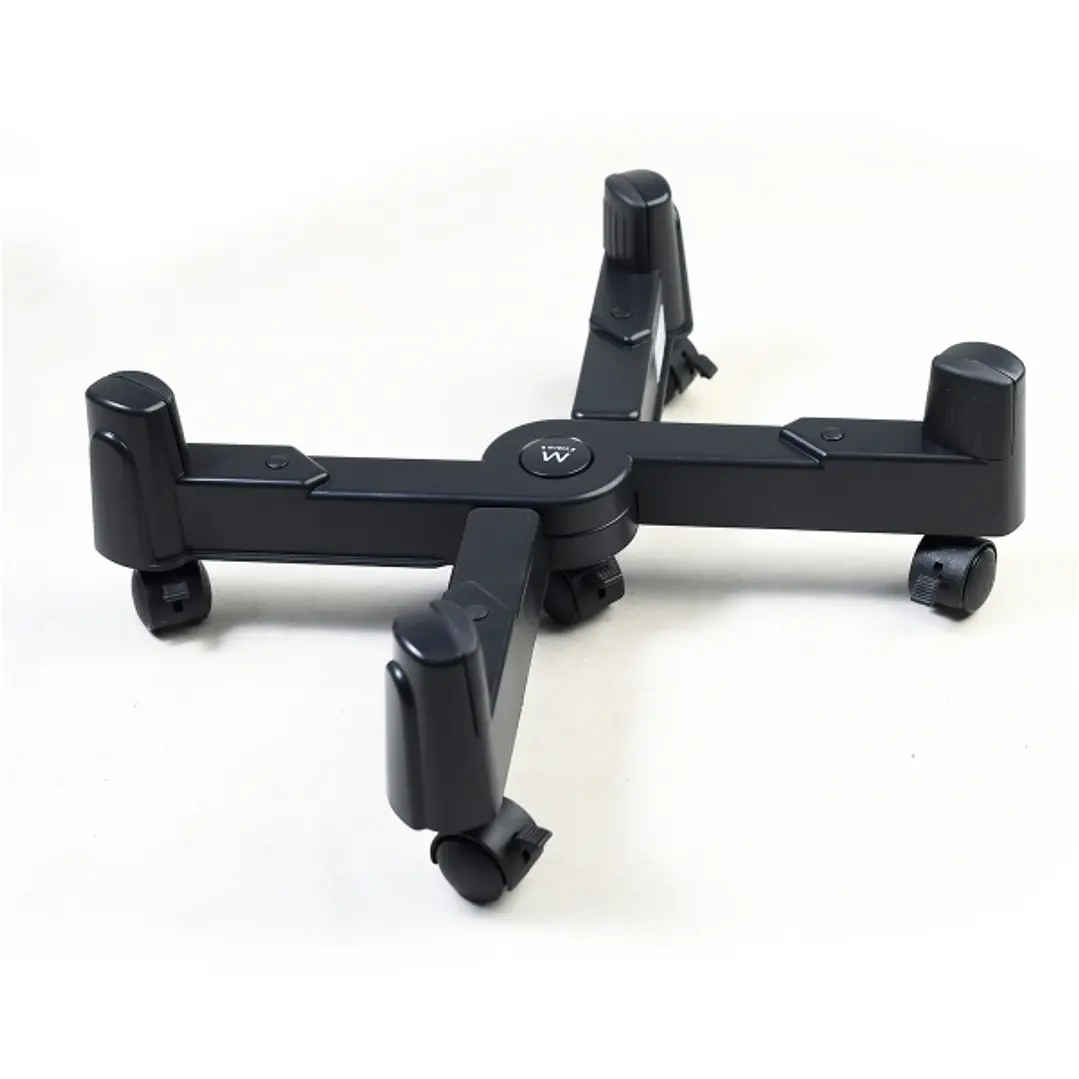 Ewent EW1292 Soporte Movil para CPU - Evita la Electricidad Estatica y las Marcas - Ajustable hasta 25 cm - Hasta 25 kg - Negro 1