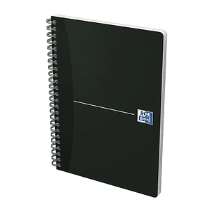 Oxford Office Essentials Cuaderno Espiral A5 - Tapa Blanda - Espiral Doble - 1 Linea - 90 Paginas