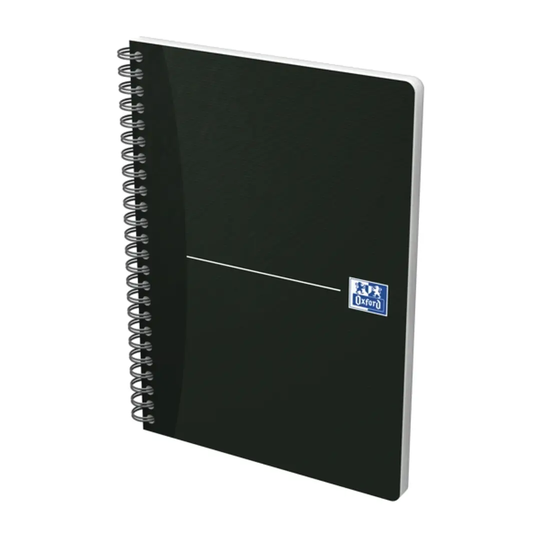 Oxford Office Essentials Cuaderno Espiral A5 - Tapa Blanda - Espiral Doble - 1 Linea - 90 Paginas 1