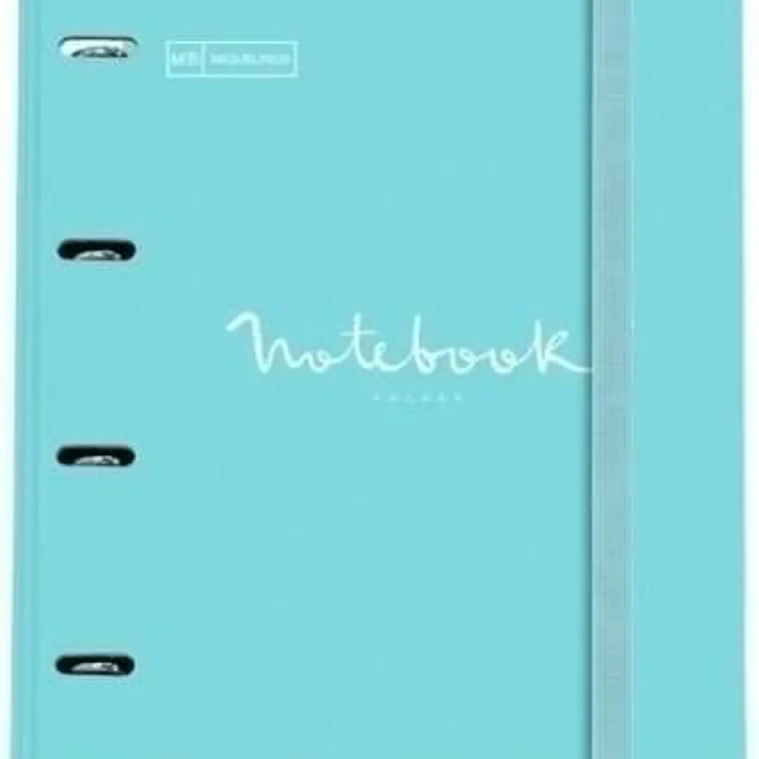 Miquel Rius Emotions Carpebloc 5 Archivador de 4 Anillas Formato A4 + Recambio de 100 Hojas con Banda en 5 Colores - Cubiertas de Carton Forrado - Cie 1