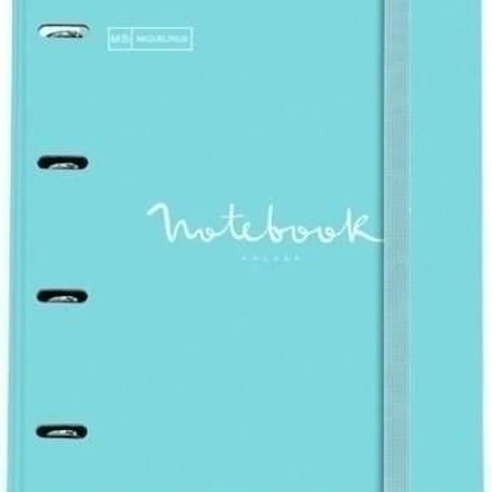 Miquel Rius Emotions Carpebloc 5 Archivador de 4 Anillas Formato A4 + Recambio de 100 Hojas con Banda en 5 Colores - Cubiertas de Carton Forrado - Cie 1