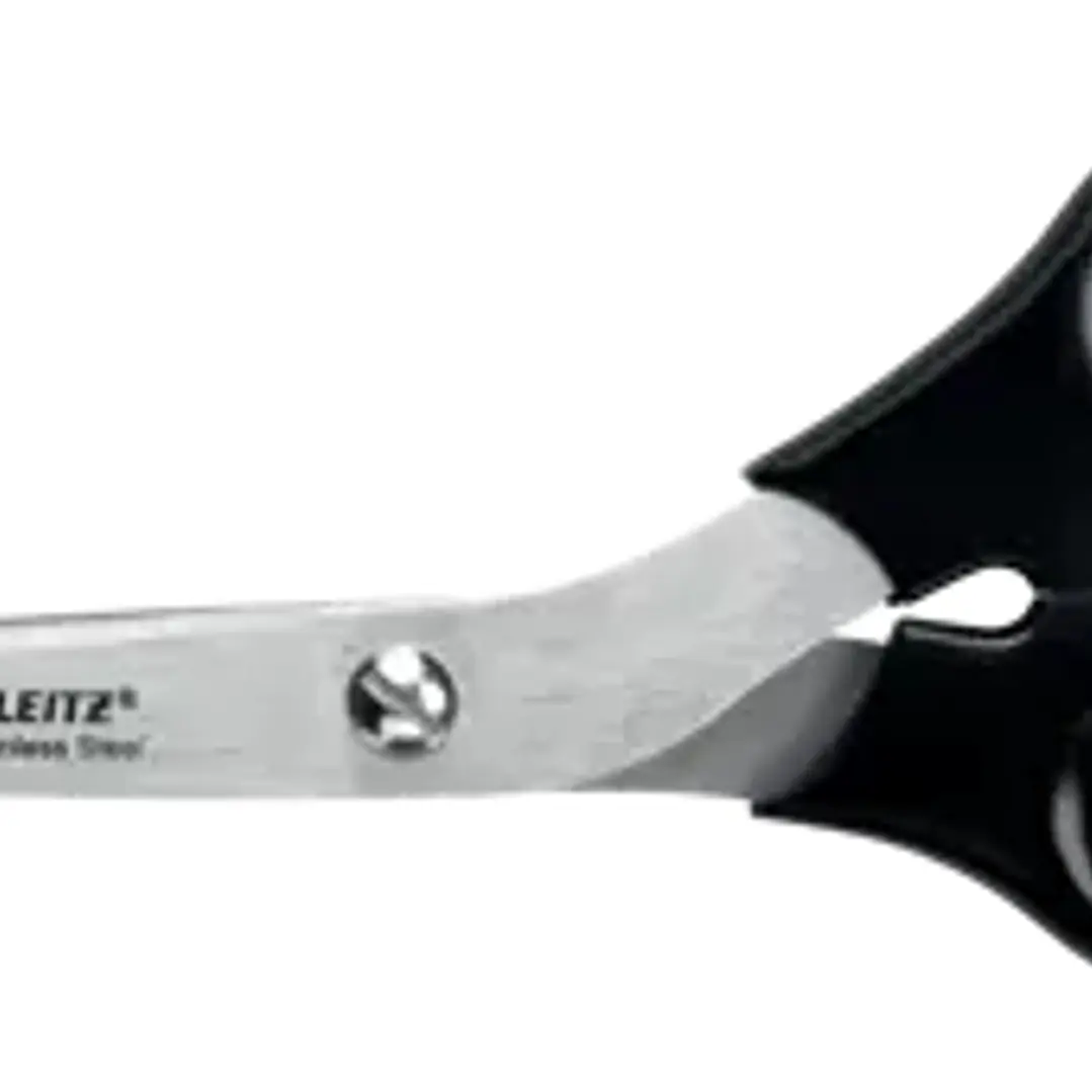 Leitz Tijeras de Acero Inoxidable 20cm - Agarre Ergonomico - Color Negro 1