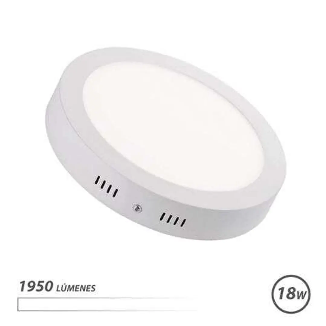 Elbat Downlight Circular Sobre Pared LED - 18W - 1950lm - Luz Blanca 1