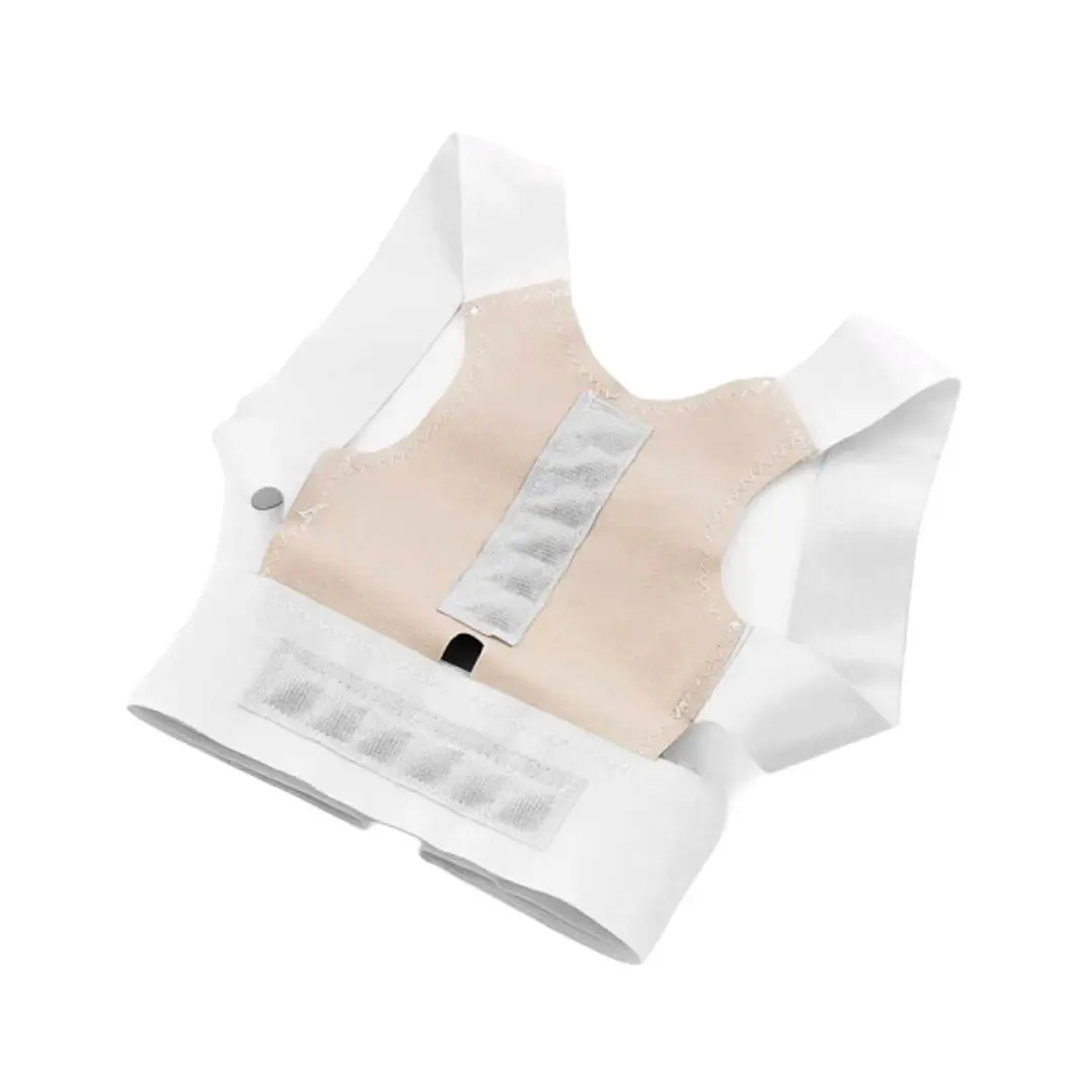 Innovagoods Corrector de Postura - Facil Limpieza - Magnetico - Unisex - Talla Unica - Cierre con Velcro - 95-110cm - Color Beige 1