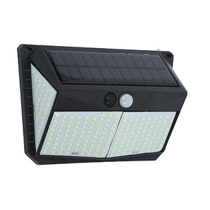 Elbat Aplique Solar 3 Caras - 250LM - Luz Fria 6500K - Sensor Movimiento - Bateria 1200mAh