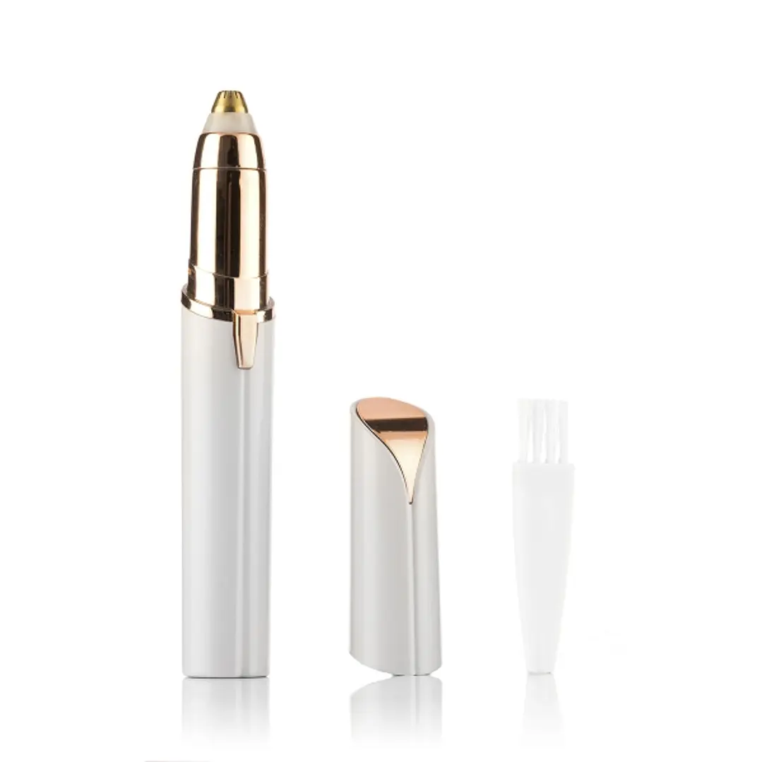 Innovagoods Depilador Electrico Inalambrico - Incluye Cepillo de Limpieza - Luz LED - 2x12.5cm - Color Blanco 1