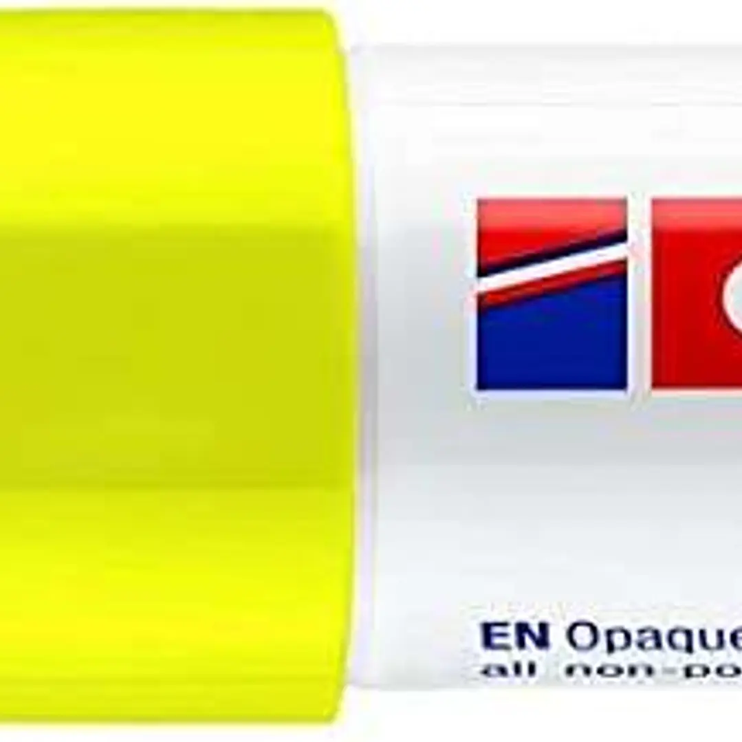 Edding 4090 Rotulador de Tiza Liquida - Punta Biselada - Trazo entre 4 y 15mm - Olor Neutro - Color Amarillo Neon 1