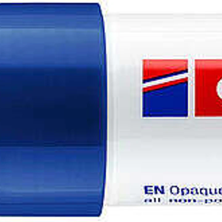 Edding 4090 Rotulador de Tiza Liquida - Punta Biselada - Trazo entre 4 y 15mm - Olor Neutro - Color Azul 1