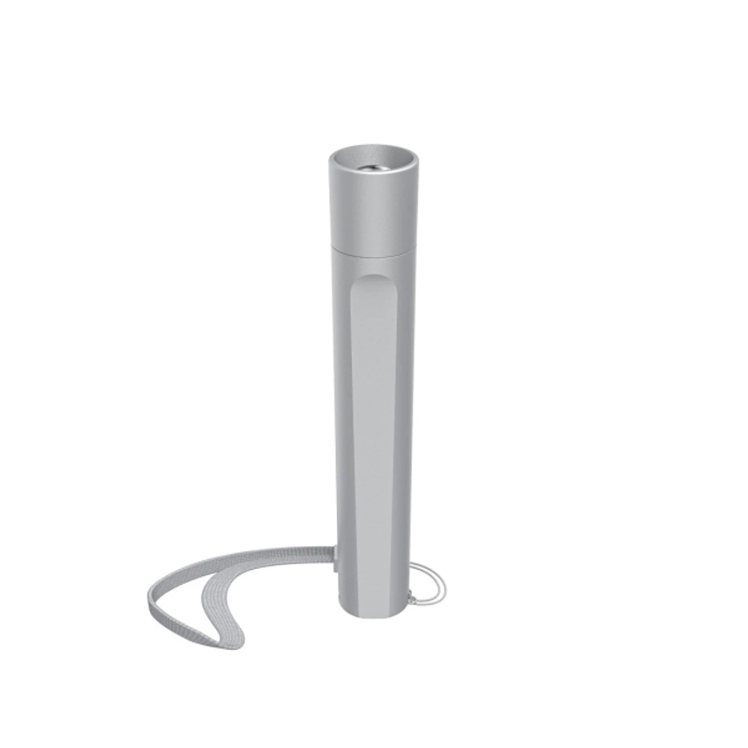 Hama Fl120 Linterna LED - Potencia 3W - 120 Lumenes - Funciona con 2 Pilas AA - Color Plata 1