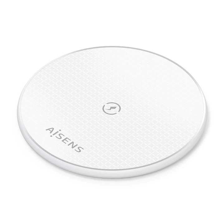 Aisens Cargador Inalambrico 15W - USB-C - Protocolo Qi - Proteccion Contra Sobretension, Sobretemperatura y sobrecorriente - Color Blanco 1