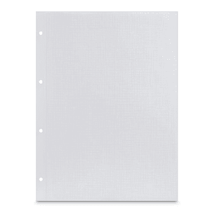 Hama Pack de 25 Cartulinas para Fotos - Perforado - Papel Intercalado - 233x310mm - Color Blanco