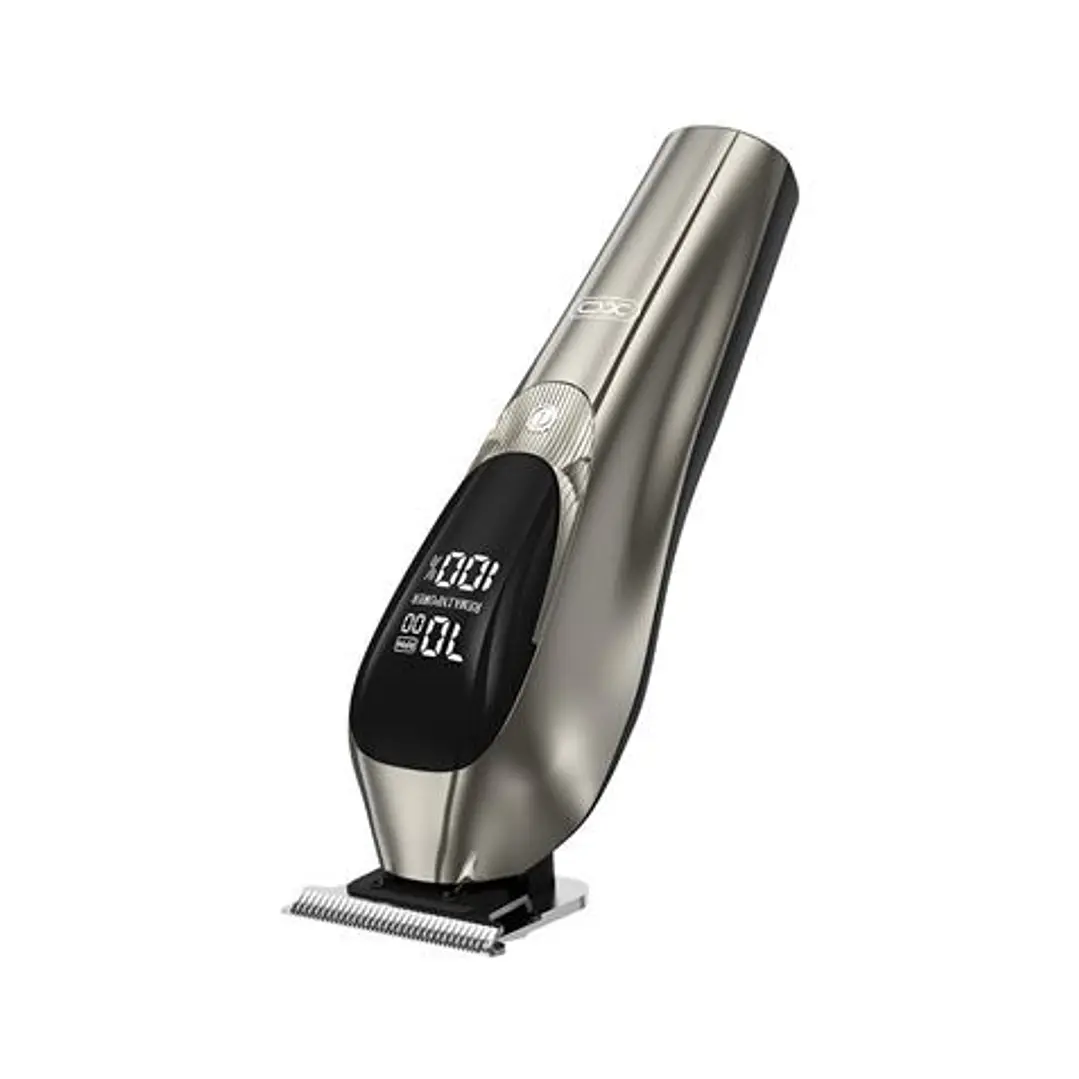 XO CF41 Cortapelos - Display Indicador - Bateria 600mah - Hasta 7000rpm - Autonomia 60Min - 3 Velocidades - Carga Por USB-C - IPX6 - Color Gris 1