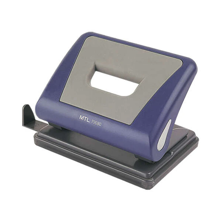 Dohe Taladro Resistente de Alta Calidad - 6mm de Diametro - Distancia de 80mm Entre Perforaciones - Guia Ajustable para Papel - Cubeta de Facil Apertu 1