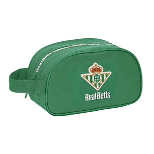 Safta Real Betis Balompie Neceser de 5L - Cremallera - Asa Lateral - Adapatable a Carro - 260x120x150mm - Color Verde
