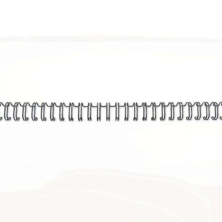 GBC Wirebind Pack de 100 Alambres de Encuadernacion 6mm para Paso 3:1 Redondo o Cuadrado - Formato A4 - Para 34 Orificios - Encuaderna hasta 55 Hojas  1