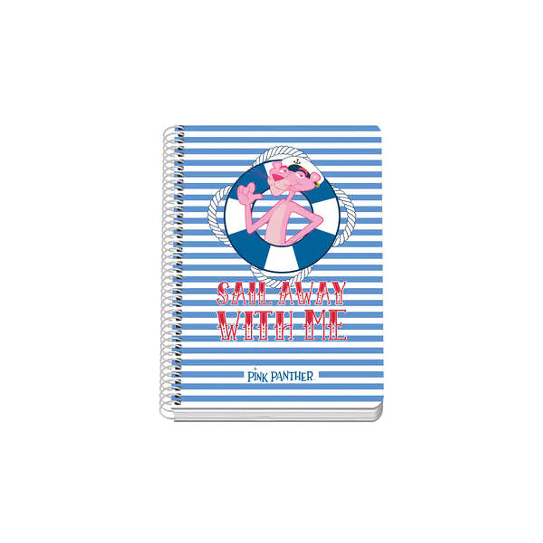 Dohe Cuaderno A5 - Cubierta en Cartulina Contracolada - Impresion a Todo Color - Guardas Impresas - Encuadernado en Espiral Metalico Blanco - 80 Hojas 1