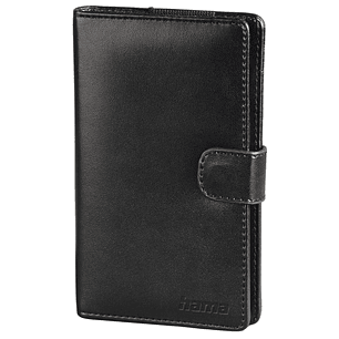 Hama Vegas Estuche para 5 Memorias USB - Universal - Cuero - 8.2x1.6x13.9cm - Color Negro