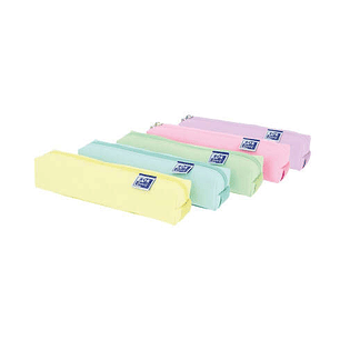 Oxford Kangoo Live & Go Estuche Cuadrado Pequeño - Material Esponjoso - Goma Elastica para unirlo al Cuaderno - Colores Surtidos Pastel