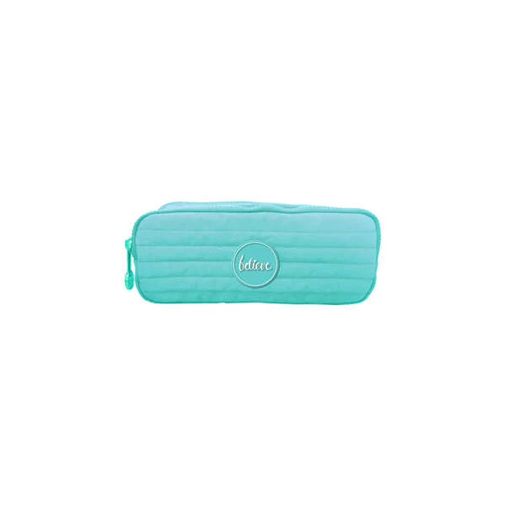 Dohe Serie Pastel Portatodo Doble - Cierre de Cremallera - Color Verde Pastel 1