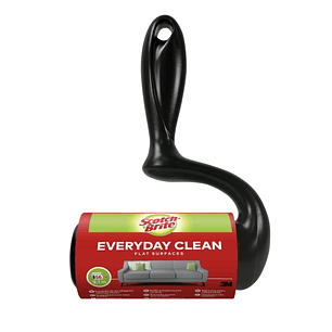 Scotch-Brite Everyday Clean Rodillo Quitapelusas Adhesivo - 56 Hojas - Color Negro