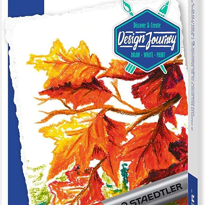 Staedtler Pasteles al Oleo 2420 Pack de 12 Ceras Blandas - Resistencia a la Rotura - Extremadamente Brillantes - Colores Surtidos 1