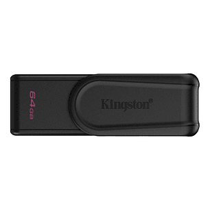 Kingston DataTraveler Exodia Memoria USB 64GB - USB 3.2 Gen 1 - Tapa Giratoria - Color Negro