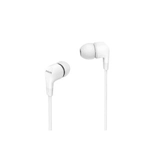 Philips Auriculares Intraurales con Cable - Jack 3.5mm - Microfono Integrado - 3 Pares de Almohadillas de Silicona - Aislamiento Pasivo del Ruido - Al
