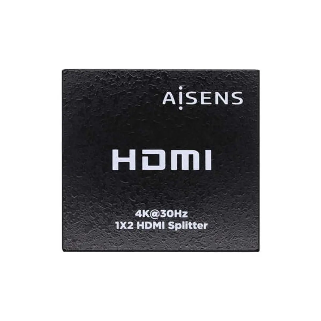 Aisens HDMI Duplicador 4K@30HZ 1x2 con Alimentacion - Color Negro 1