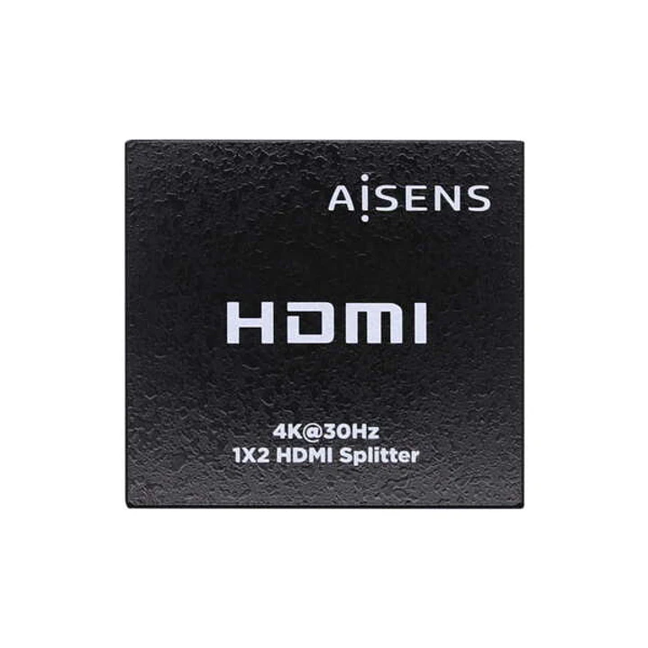 Aisens HDMI Duplicador 4K@30HZ 1x2 con Alimentacion - Color Negro 1