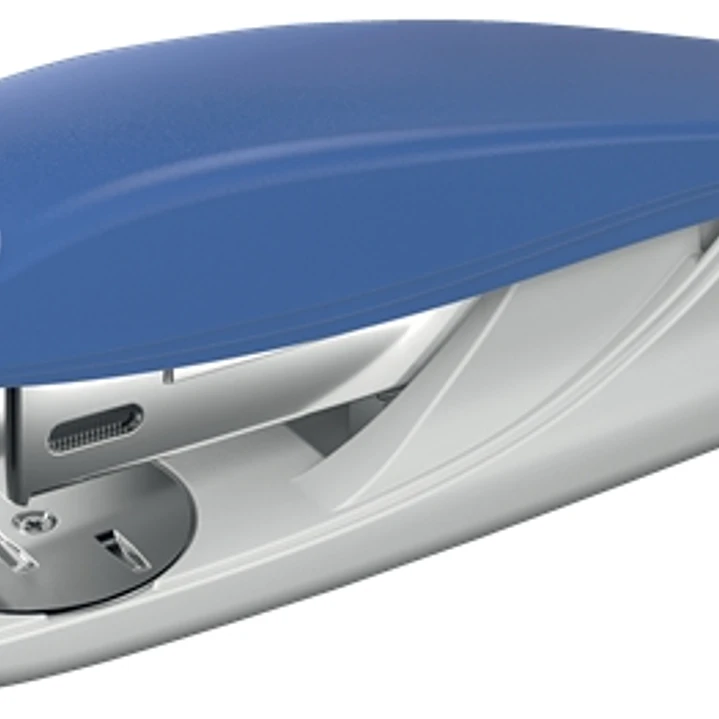 Petrus 210 Recycle Grapadora de Sobremesa - Grapa hasta 25 Hojas - 96% de Plastico Reciclado - Grapado Abierto, Cerrado y Clavado - Incluye 200 grapas 1