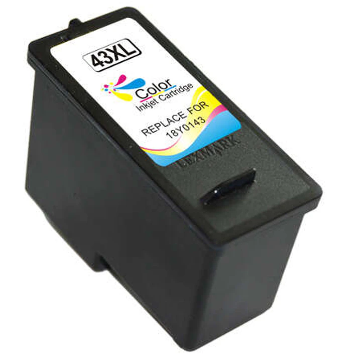 Lexmark 43XL/41 Color Cartucho de Tinta Generico - Reemplaza 18Y0143E/18Y0141E 1