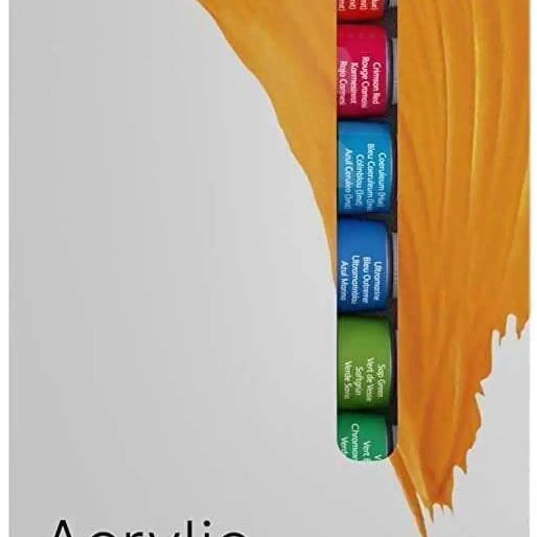 Daler Rowney Simply Pack de 12 Pinturas Acrilicas 12ml - Secado Rapido - Optima Cobertura - Mezclables - Colores Surtidos 1