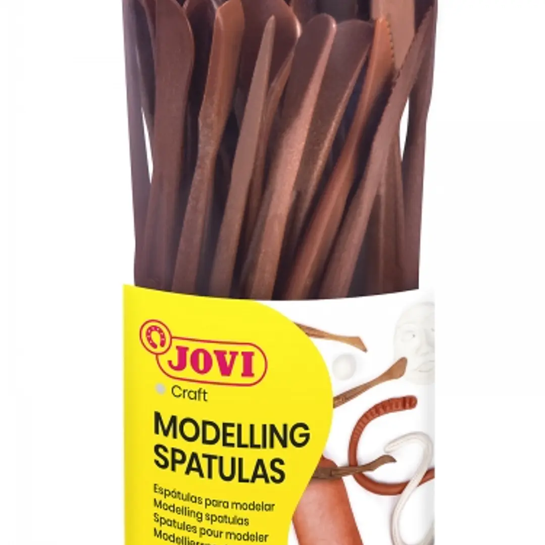 Jovi Bote de 45 Modeladores de Plastico - 5 Modelos - Herramientas para Arcilla, Barro y Plastilina - Accesorios para Modelar - 9 Unidades Por Modelo  1