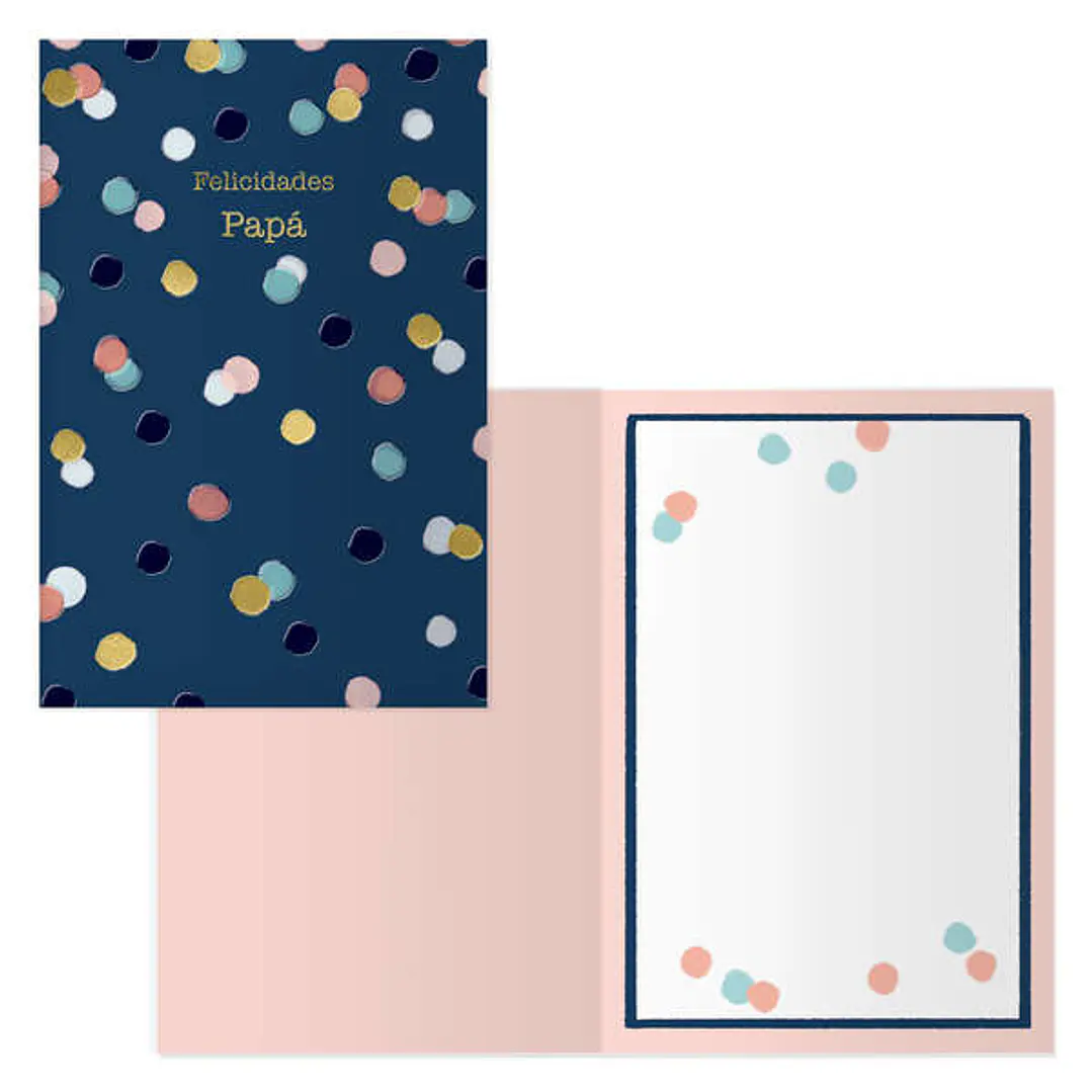 Dohe Pack de 6 Tarjetas de Felicitacion Dia del Padre - 11.5x17cm - Impresion a Todo Color - Estampaciones con Pelicula de Color - Papel Offset Blanco 1