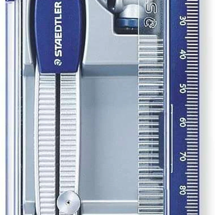 Staedtler Noris 550 60 Compas de Precision - Diametro Maximo 300mm - Para Iniciacion al Dibujo 1
