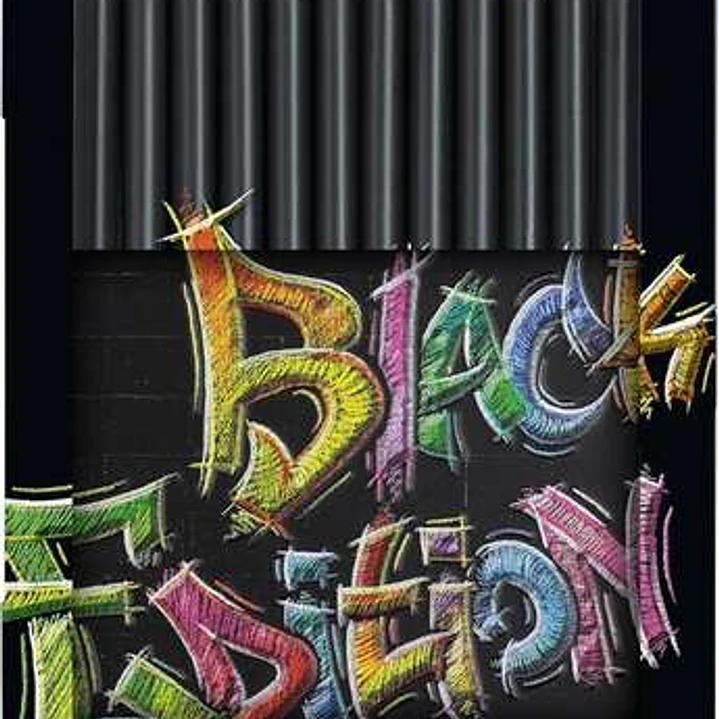 Faber-Castell Black Edition Caja Metalica de 12 Lapices de Colores - Mina Supersuave - Madera Negra - Ideales para Dibujo sobre Papel Claro, Oscuro y  1