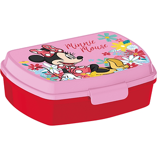 Safta Minnie Mouse Naive Sandwichera - PVC sin BPA - Rectangular - Color Rosa