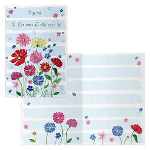 Dohe Pack de 6 Tarjetas de Felicitacion Dia de la Madre - 11.5x17cm - Impresas a Todo Color - Estampaciones con Pelicula de Color - Estampacion en Sec