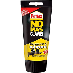 Pattex No Mas Clavos Tubo 150gr - Adhesivo de Montaje Extra-Fuerte - Elimina la Necesidad de Clavos y Tornillos - Ideal para Trabajos de Bricolaje y R